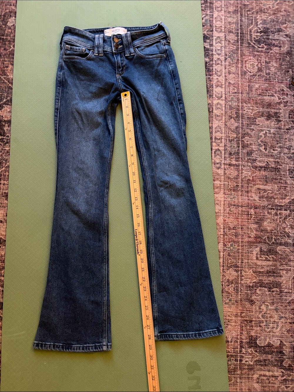 Hollister Low Rise Blue Women's Bootcut Jeans